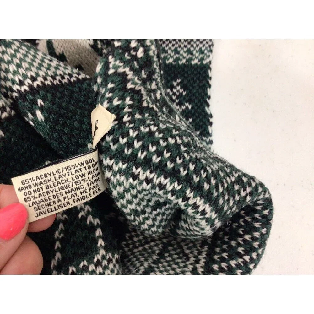 Woolrich Nordic Winter Scarf Animal Print